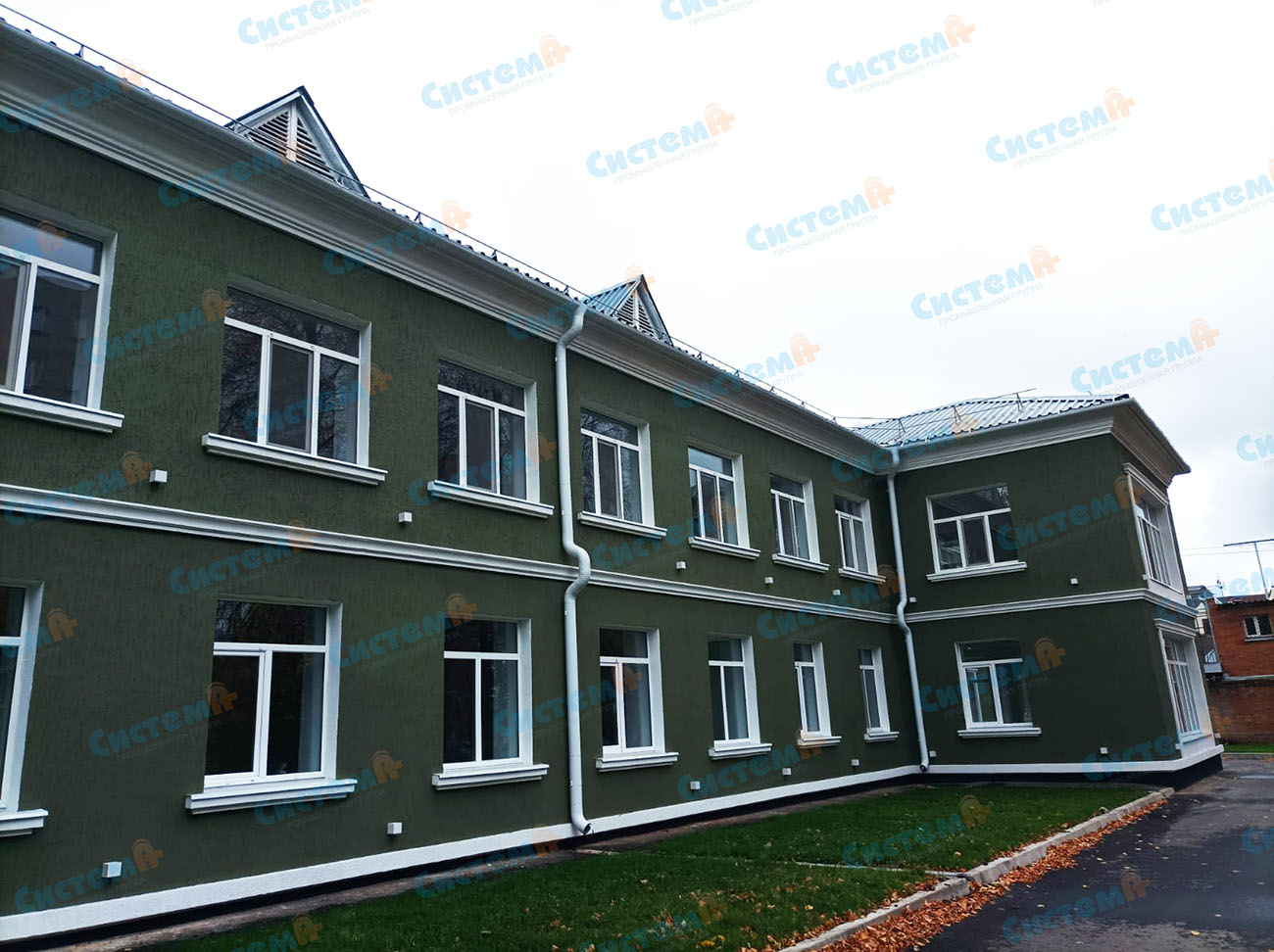 Пенопластовый декор для бизнес-центра Пенопластовый декор для бизнес-центра