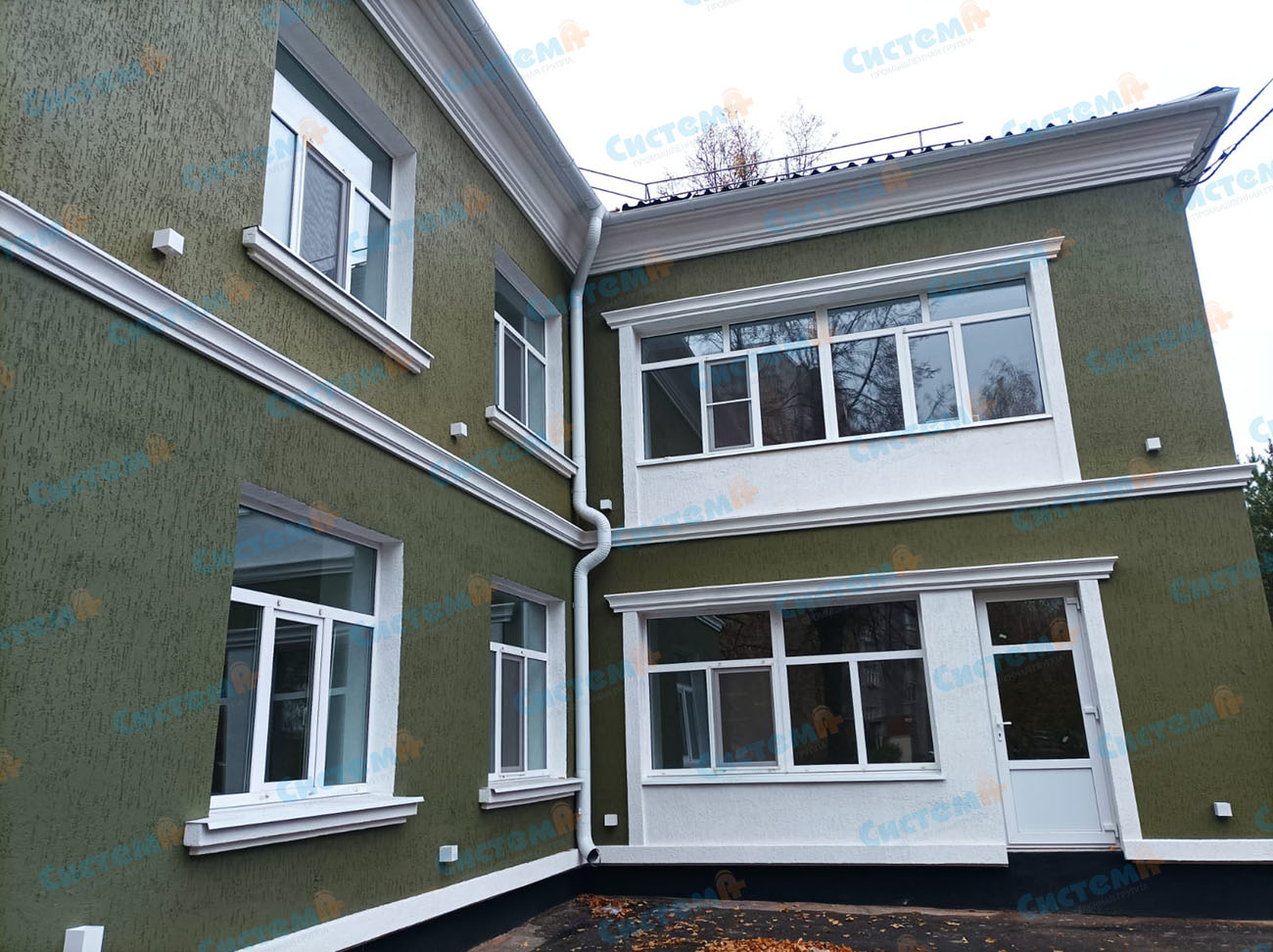 Пенопластовый декор для бизнес-центра Пенопластовый декор для бизнес-центра