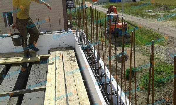 Применение несъемной опалубки Применение несъемной опалубки